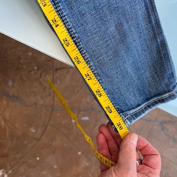 Rock Revival Charlotte Skinny Jeans Size 27 Bling Sequin Pockets - Picture 7 of 7